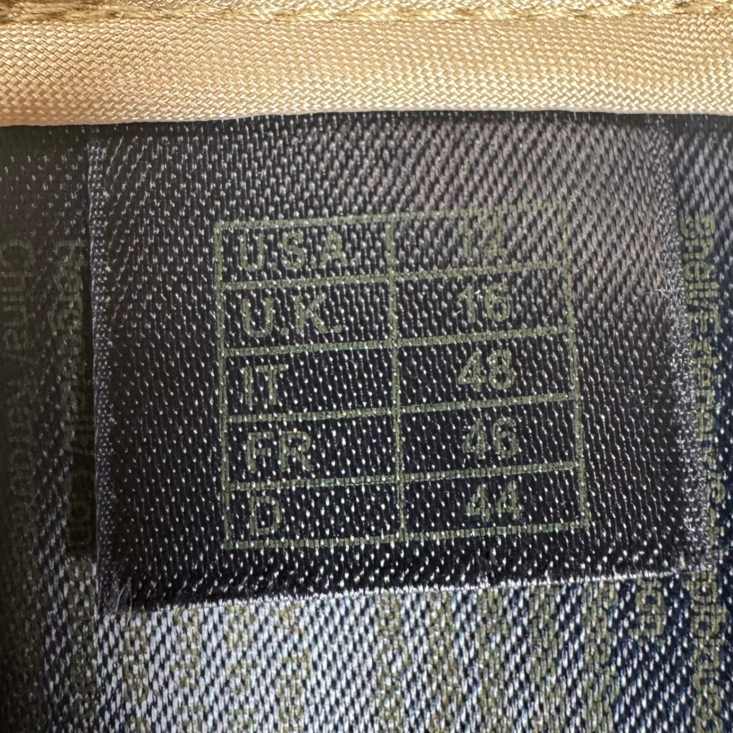 Brooks Brothers Skirt Womens 12 Tan Silk Linen Wool Blend Italian Fabric Luxury