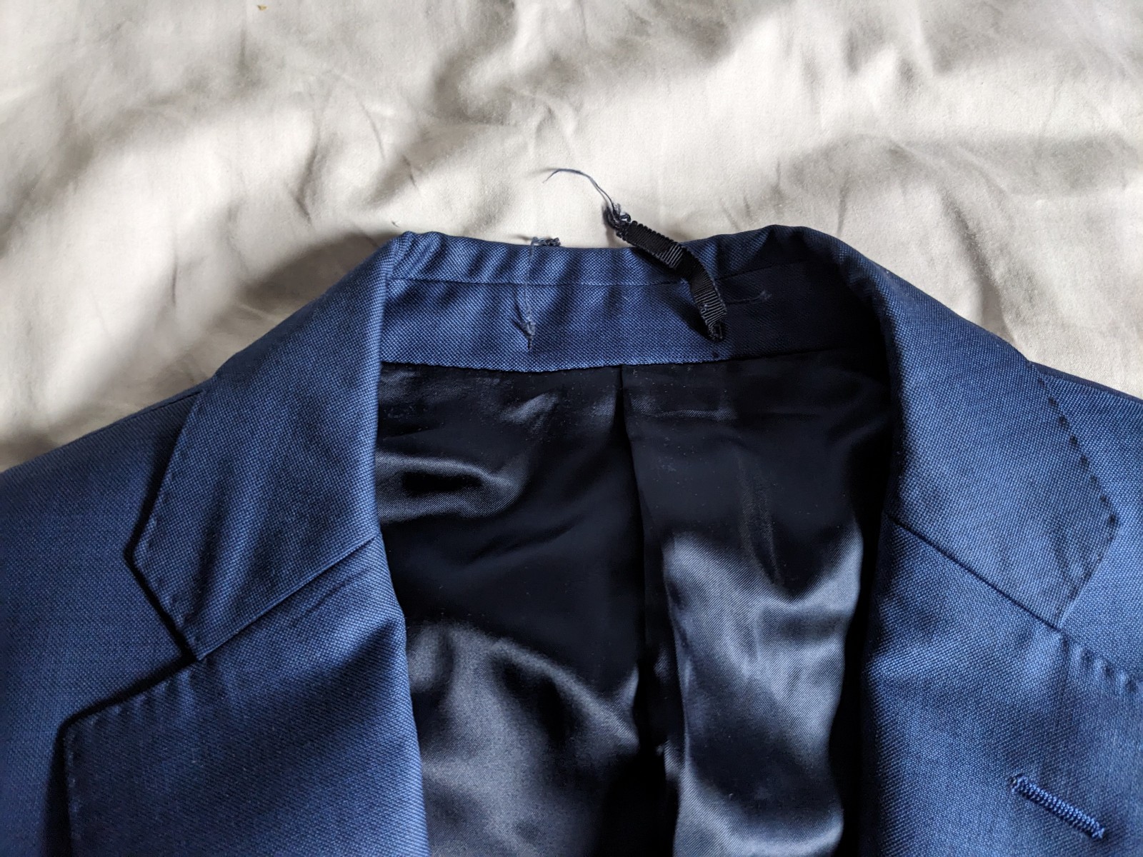 M.J. Bale Sakuro Denim Suit Jacket 46/40 Full Canvas Made in Japan VBC Wool