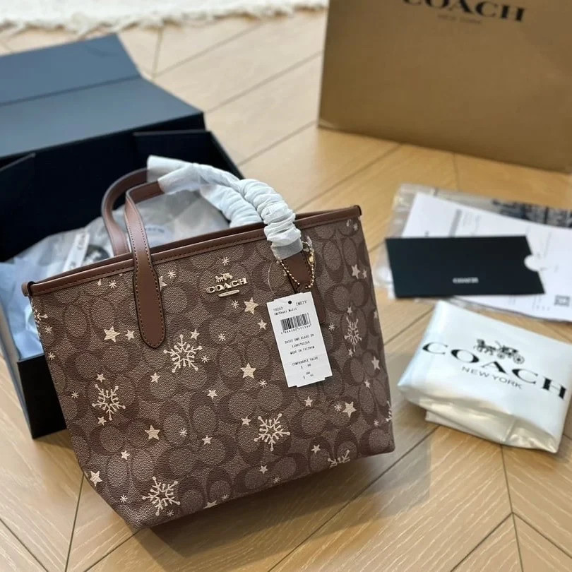 Coach Signature Logo Tote
