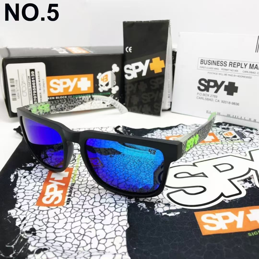 New Spy Polarized Sunglasses Men Classic Ken Block Unisex Square Original Box.