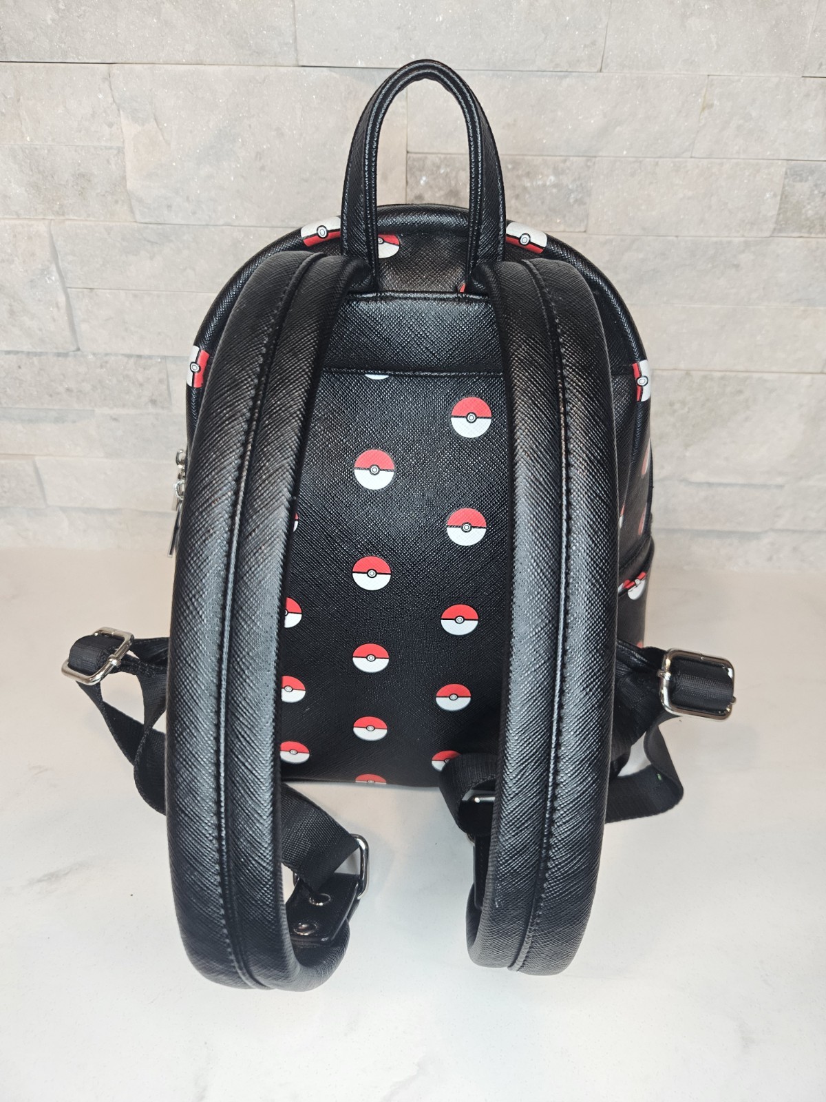 Loungefly Pokémon Poke Ball All Over Mini Backpack Bag Anime 90’s
