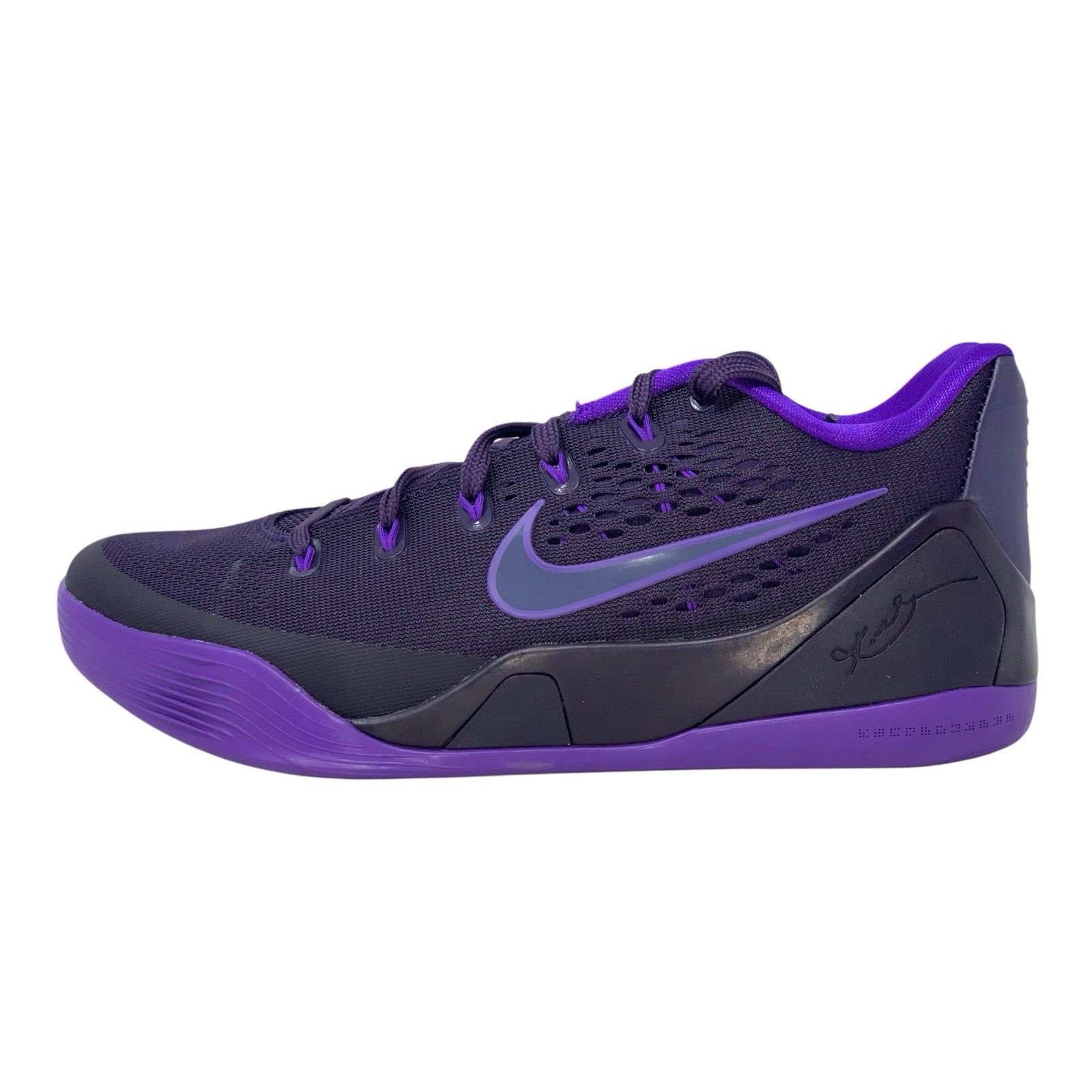 Nike Kobe 9 Elite Low Protro Purple Dynasty Black Sneakers, Size 7.5 IH1401-500