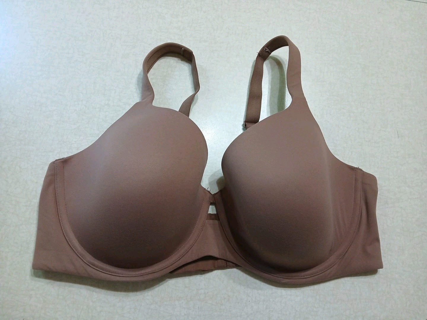 Ambrielle Bra 42DDD Super Soft Full Coverage Brown Lined Underwire