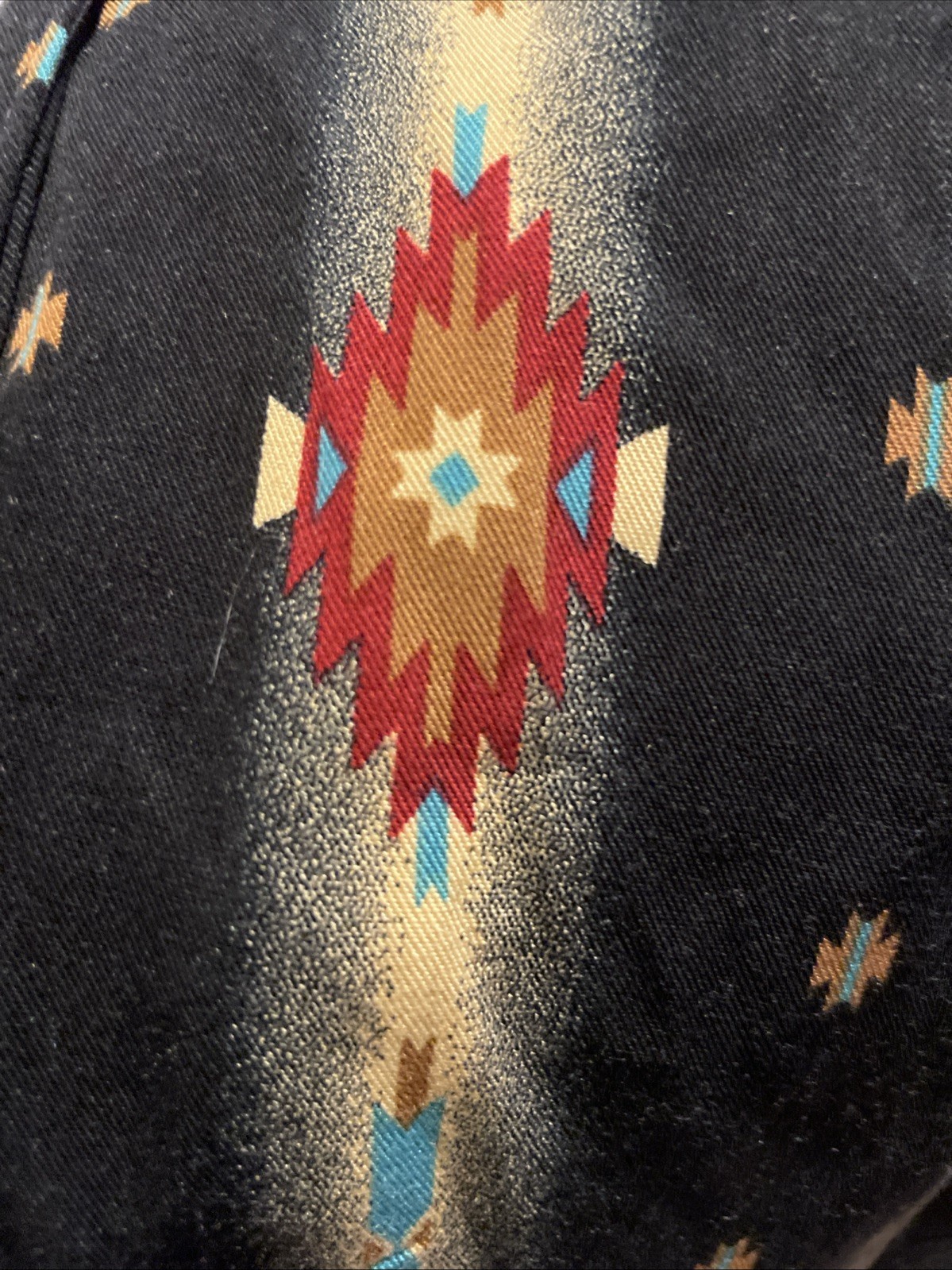 Wrangler Lainey Wilson Black Southwestern Pearl Snap Shirt S NWT