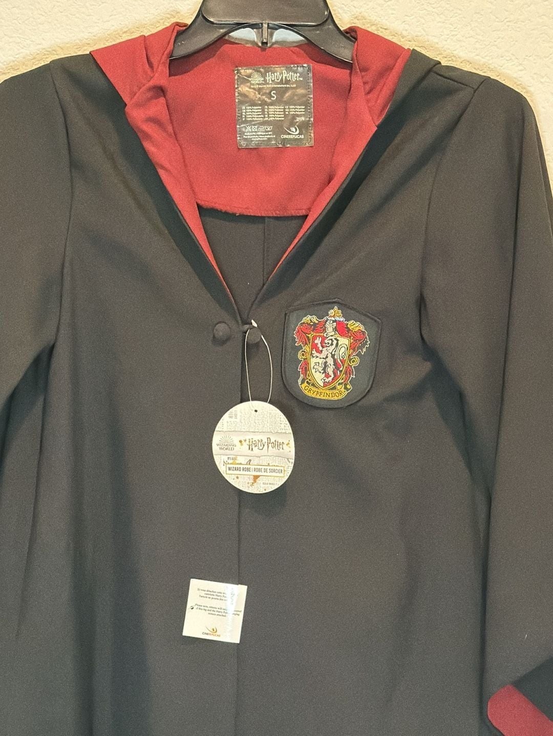 Harry Potter Gryffindor Wizard Robe Size S Item 0293