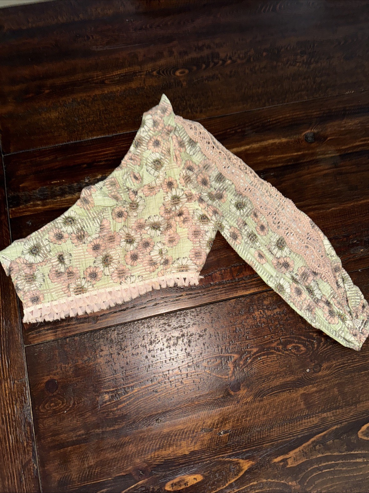 Alexis S One Shoulder Crop Top With Side Zipper. Beautiful For Any Season. NWOT