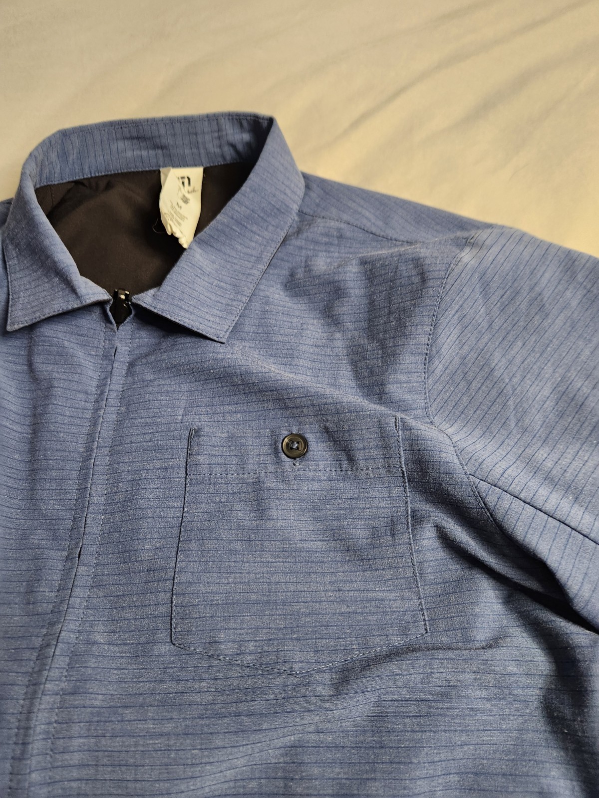 Travis Mathew Surfside Reversible Jacket Mens Sz Medium Blue Black Full Zip NEW