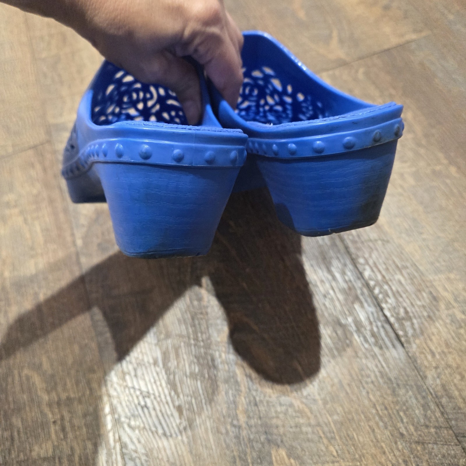 Dansko Pippa Molded Clog Shoe Open Back Comfortable BLUE Size 39 8.5/9