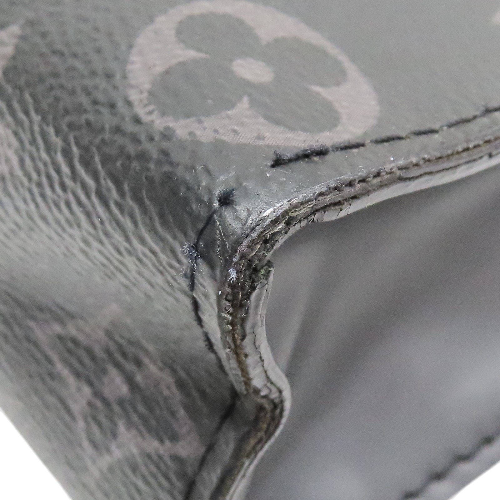 LOUIS VUITTON Pochette Voyage MM Cltuch Bag Monogram Eclipse Black M61692