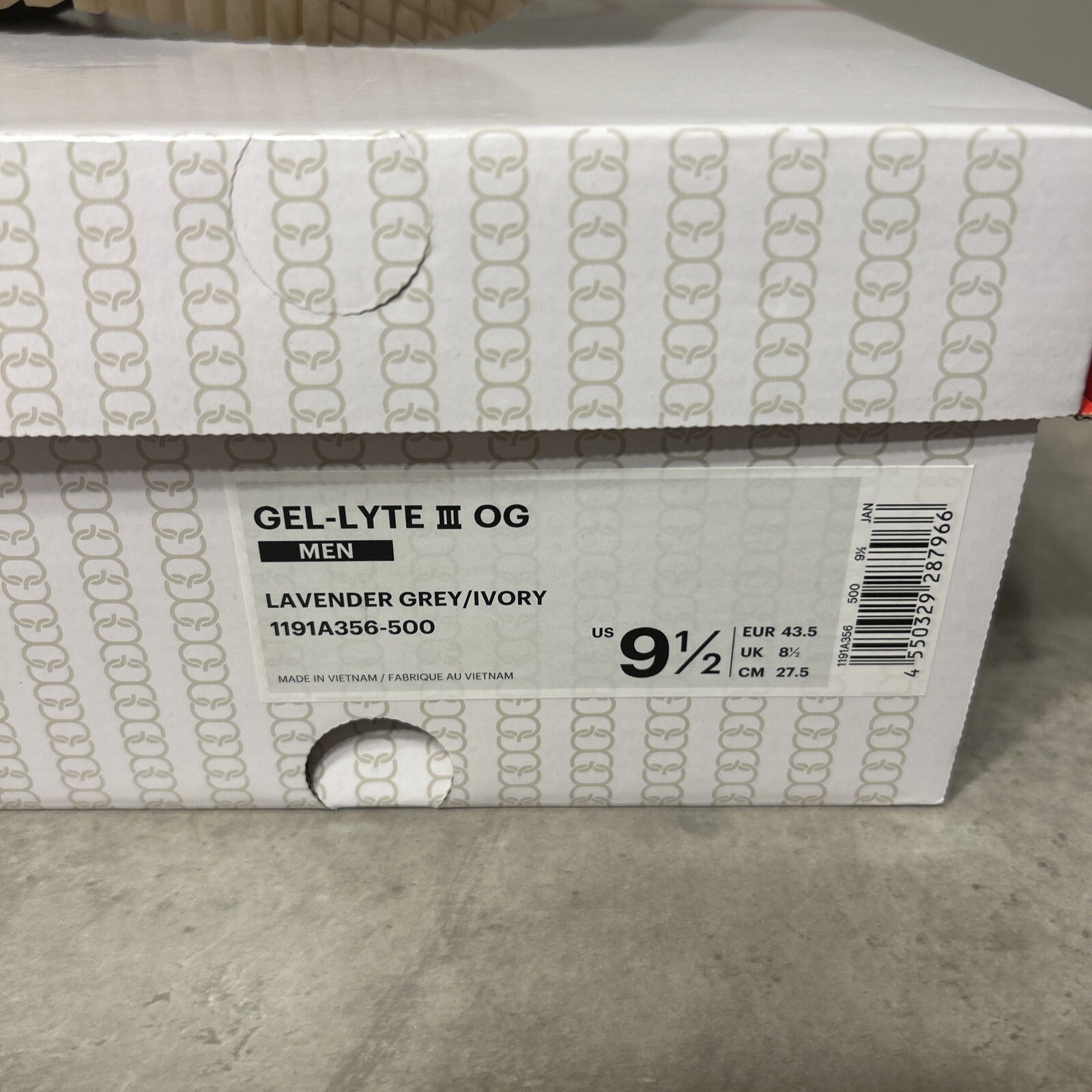 END. x Asics Gel-Lyte III OG ‘Pearl’ Men’s Lavender 1191A356-500 – Size 9.5
