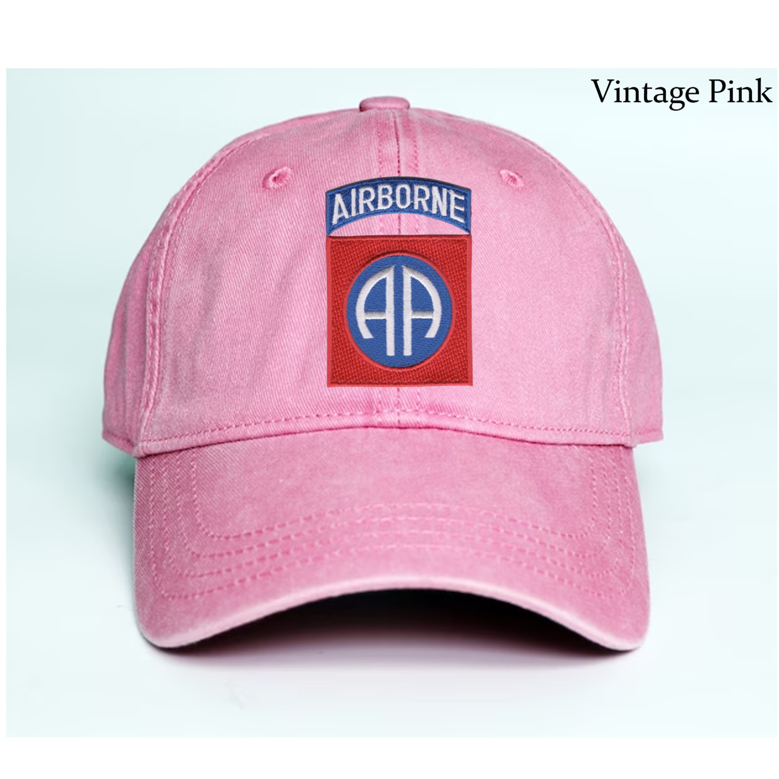 Embroidered Hat 82nd Airborne Division, Veteran Cap, Trucker Hat, Baseball Cap