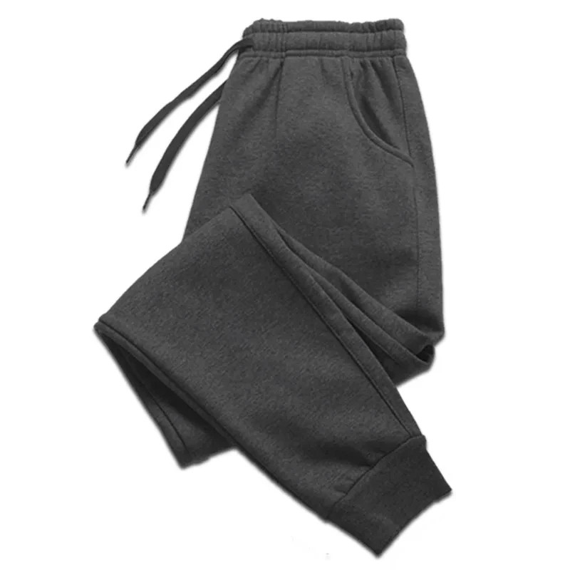 2026 Champion style Sweatpants Men’s Fleece Joggers Side Pockets Comfortable