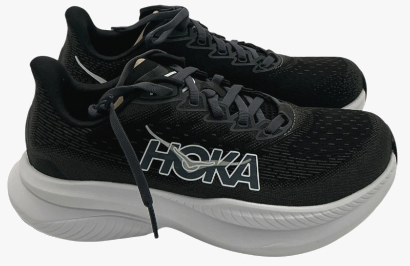 Hoka Mach 6 Women’s Size 7.5 D (Wide) Black/White Running Shoes