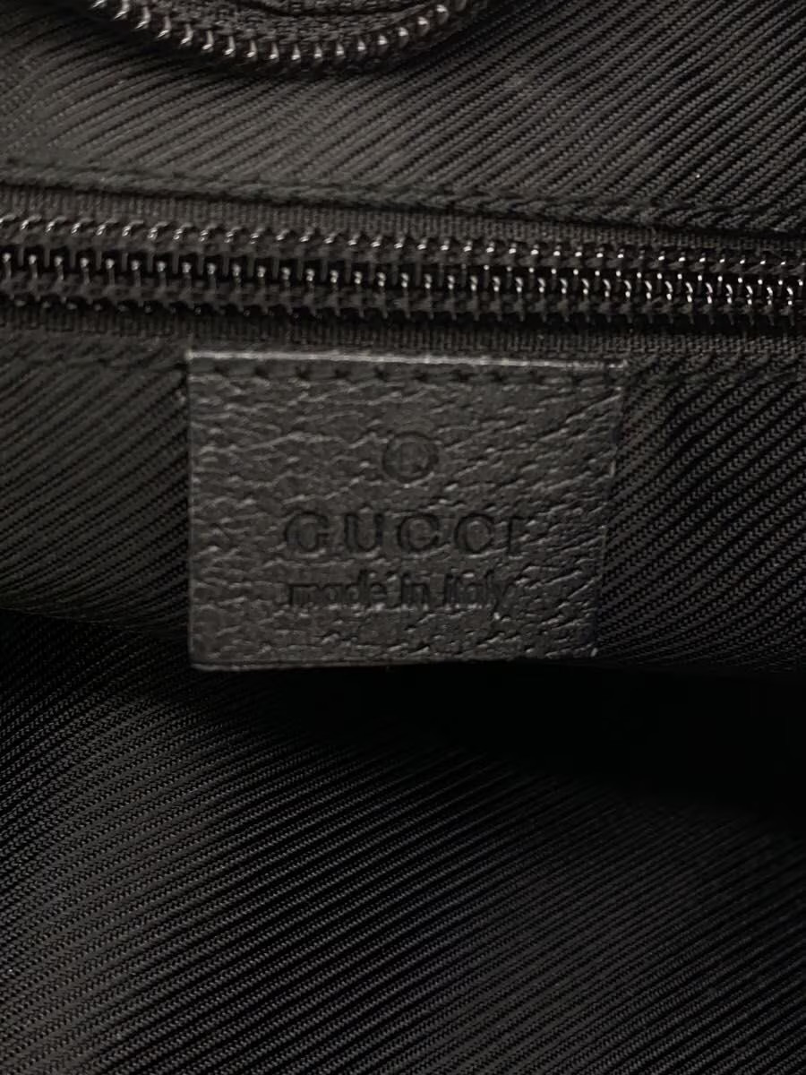 GUCCI Shoulder Bag GG Canvas Nylon BLK Allover