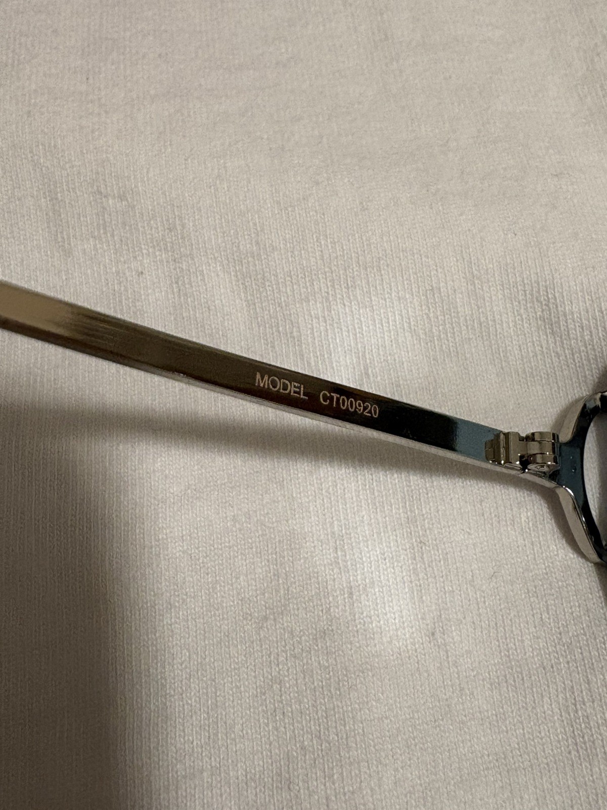 Cartier Big C Diamond Cut blue/green Fade Frameless Lens silver Frame