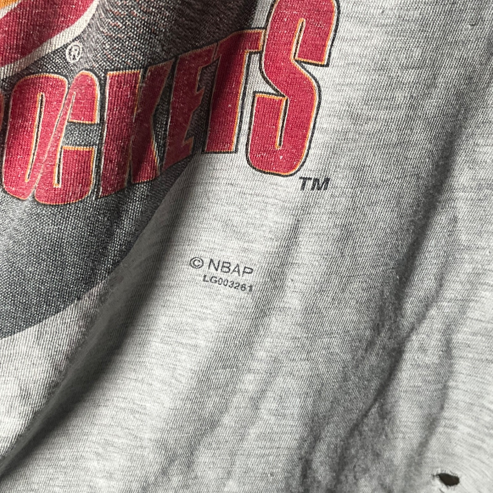 Vintage 1995 Houston Rockets Western Conference Back To Back Champions TShirt L