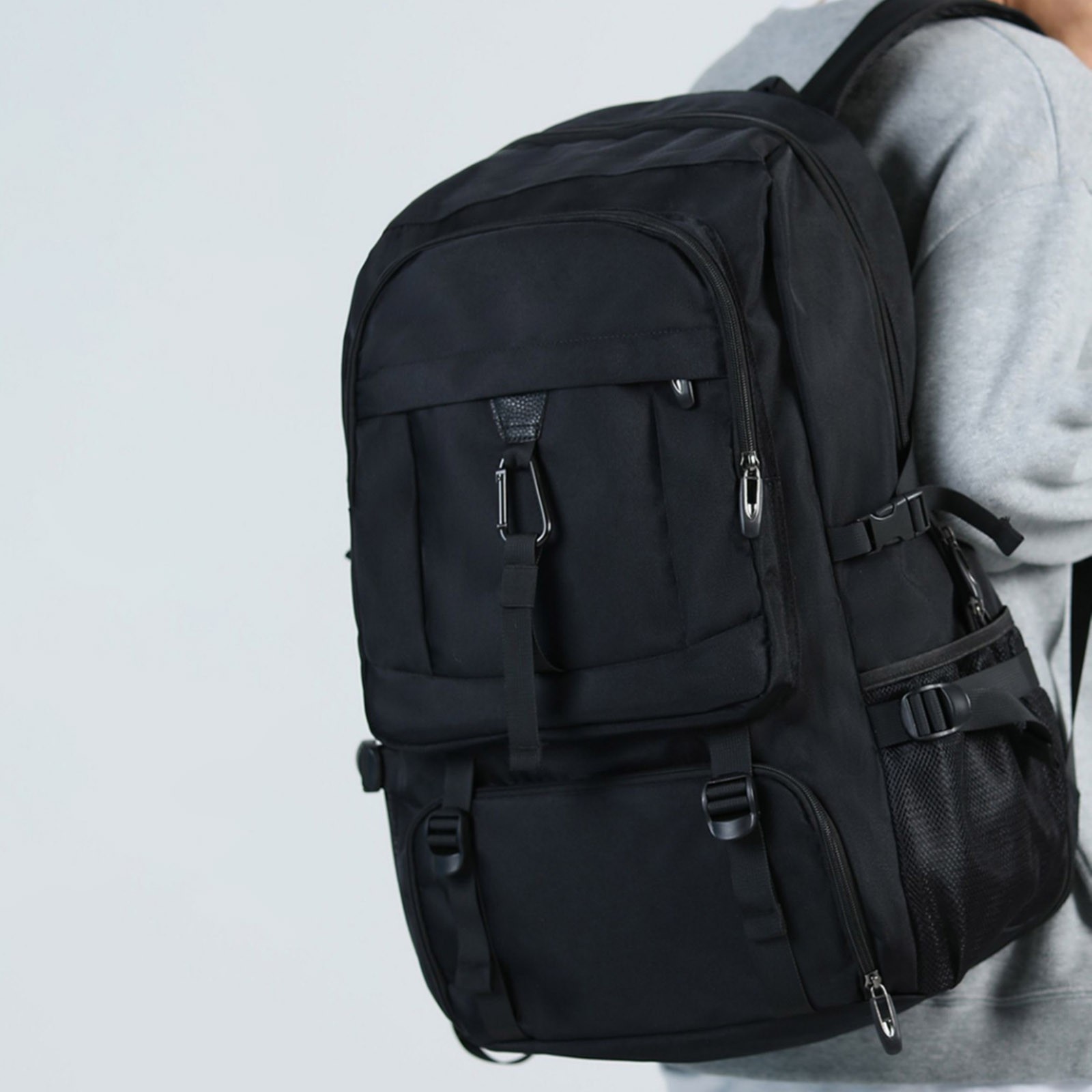 50L Travel Backpack Large Capacity Duffel Bag Separate Shoe Rainproof Durable