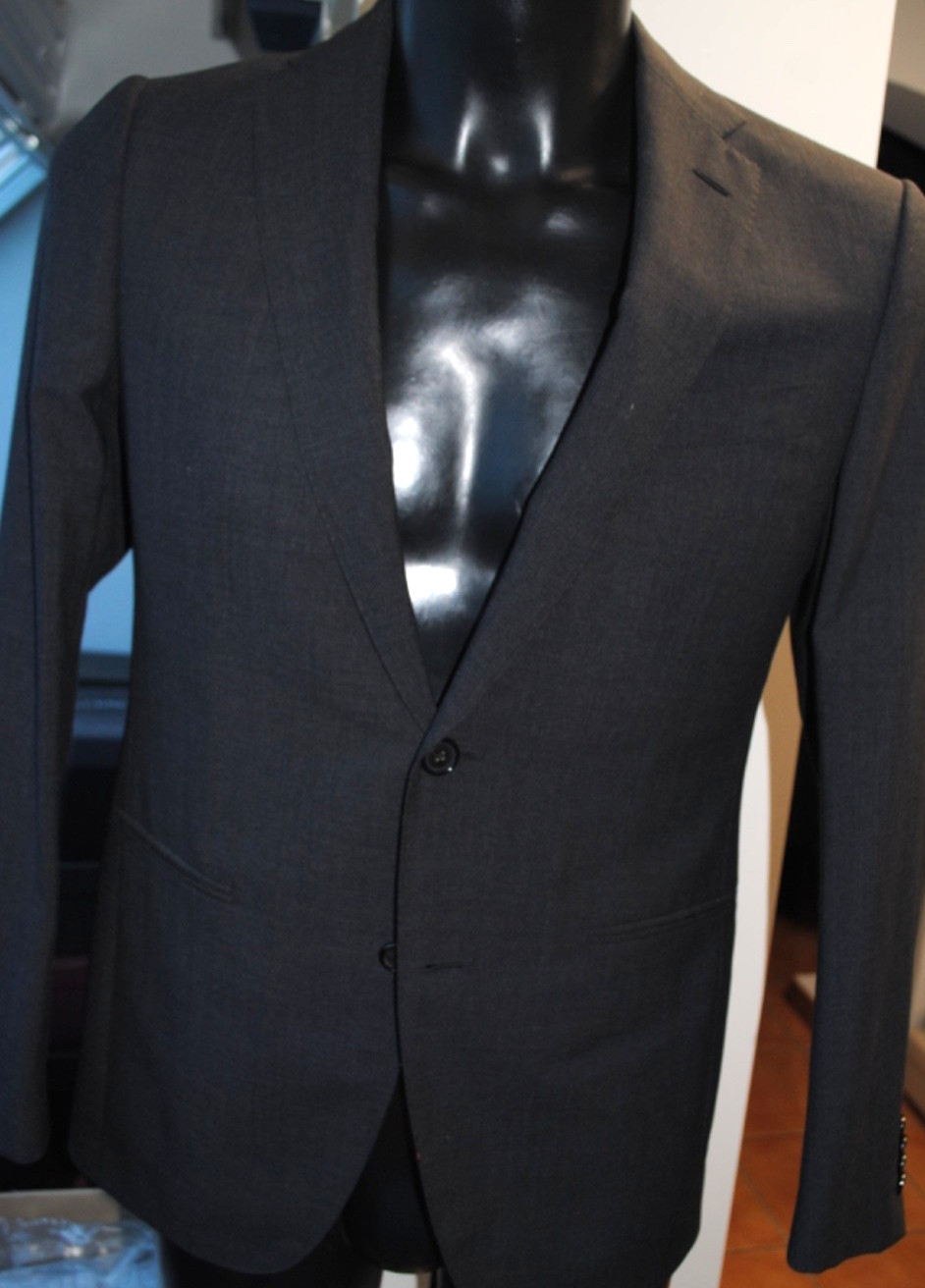 CARUSO TAILORING PARMA DRESS FRESH WOOL GREY WOOL 48 990.00 CART.7177L
