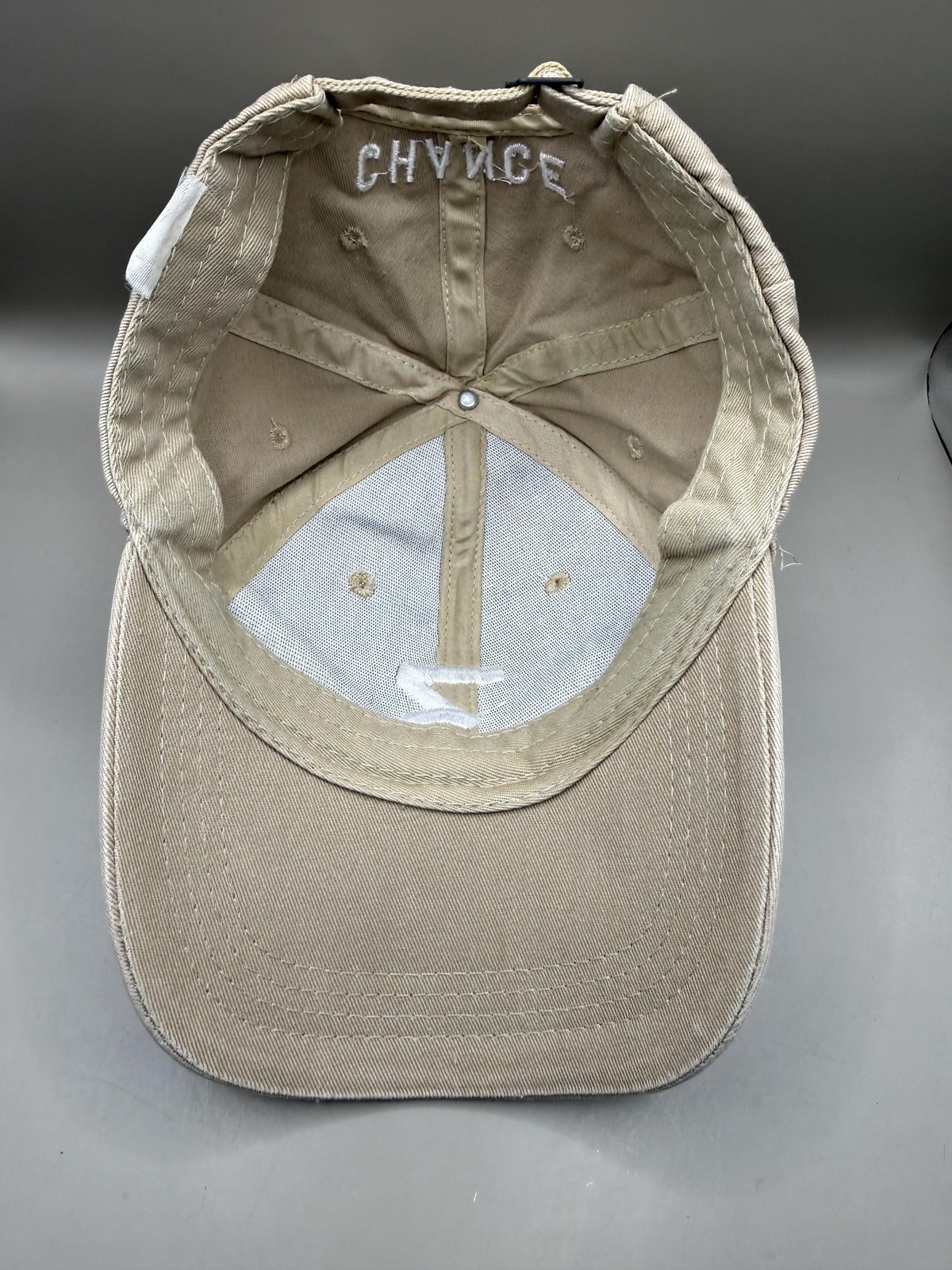 Chance 3 Hat Cap Baseball Strap Back Beige Mens One Size Hip Hop Rapper Music