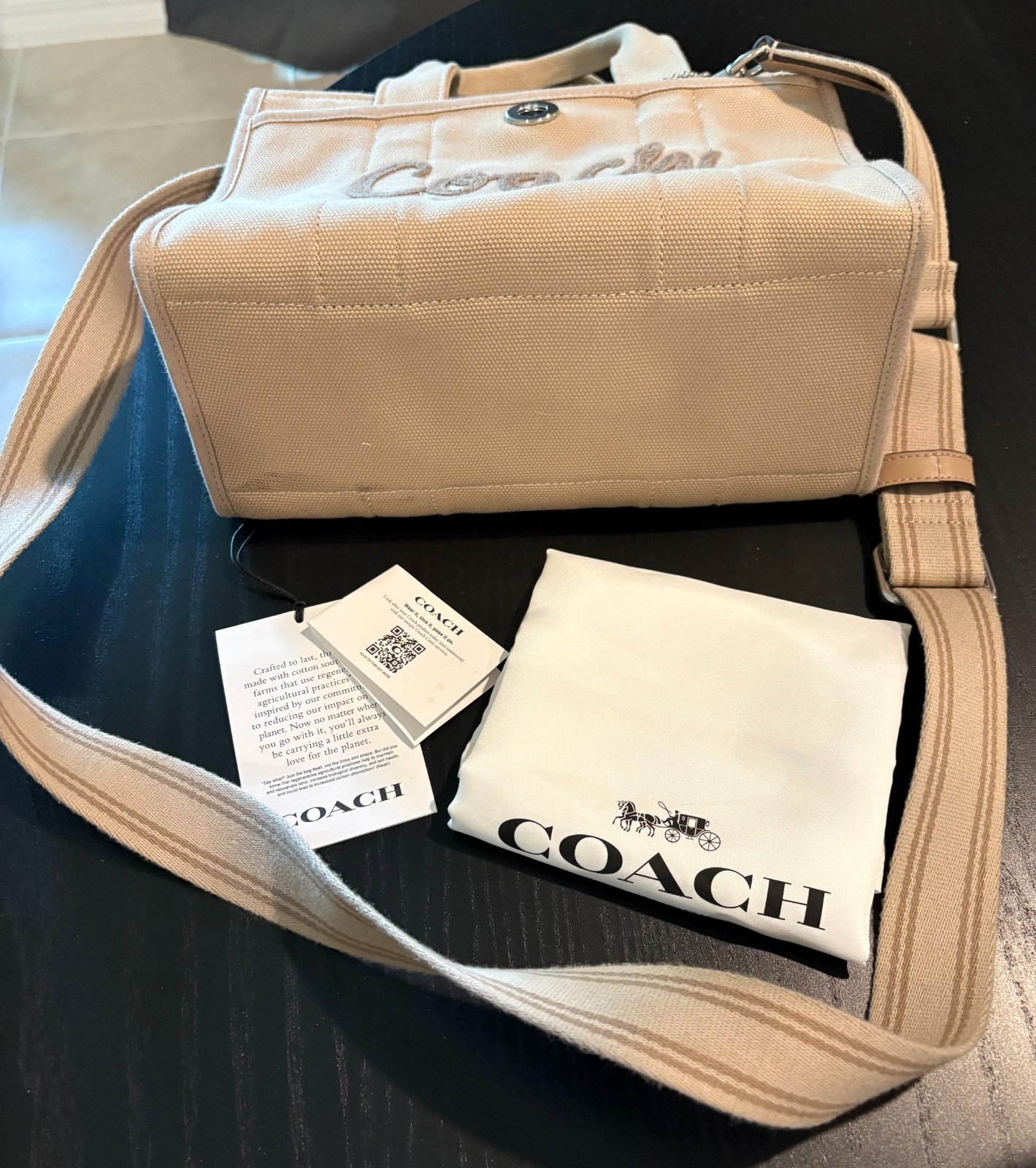 NWT Coach Cargo Tote Bag