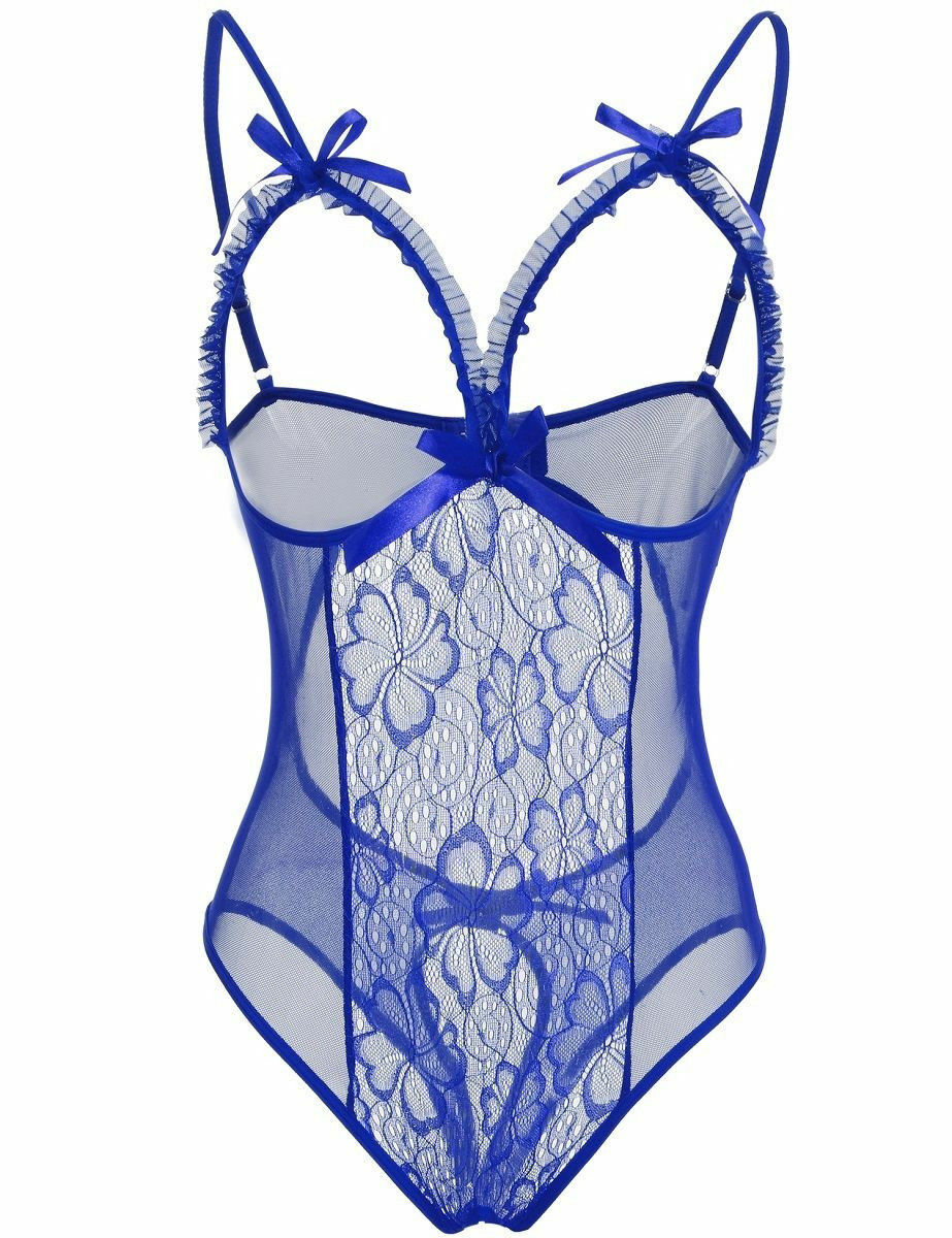 Sexy-Lingerie Women’s Sleepwear Babydoll Underwear Lace Dress G-String Nightwear