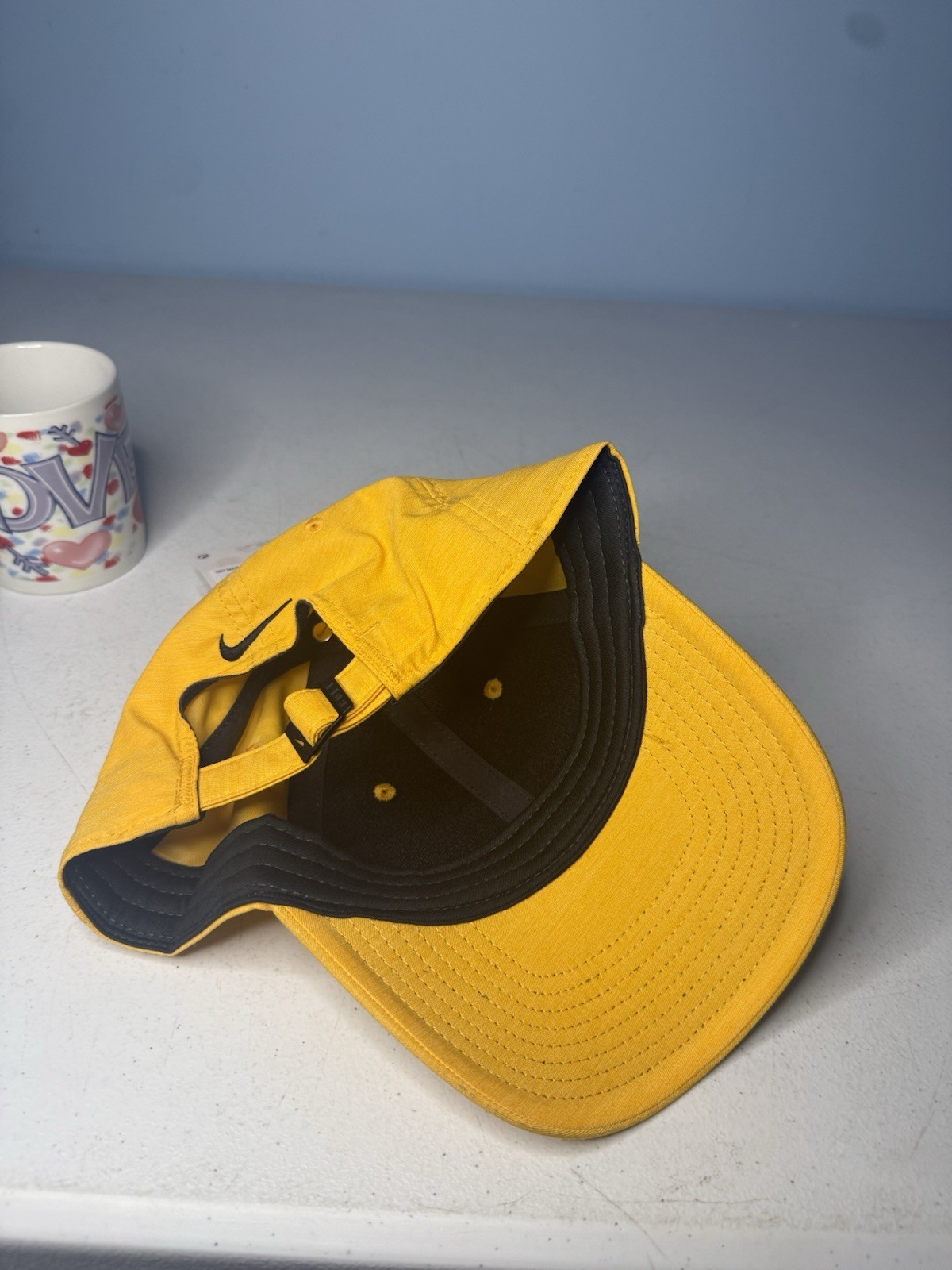 Nike Legacy91 Dri-Fit Golf Cap Adjustable Strapback CU9892-821 Yellow