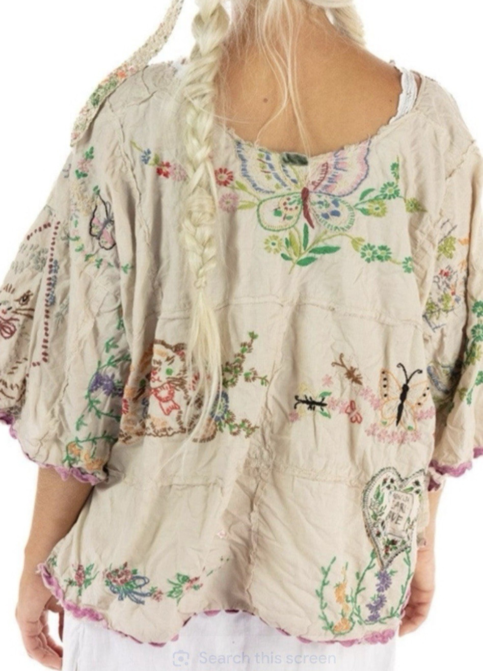 NWT Magnolia Pearl SOLD OUT Embroidery 💕Matilda Top – Moonlight One Size