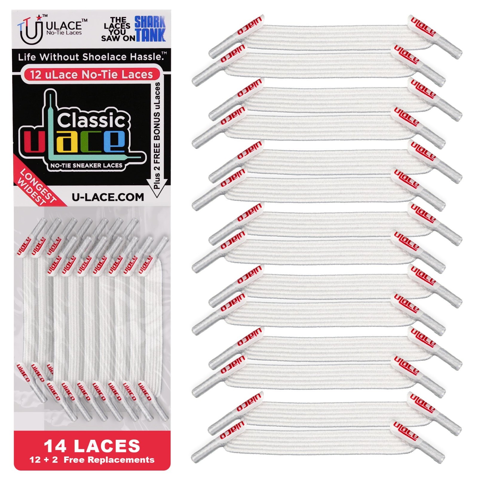 No-Tie Elastic Shoelaces for Sneakers – 14 Stretchy, Durable, Slip-On Laces for