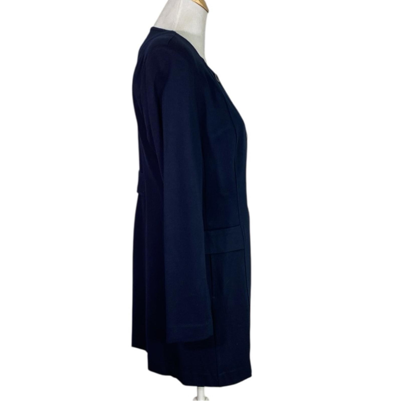 CAbi #5093 Lido Navy 3 Button Front Jacket Womens Size Medium with Pockets