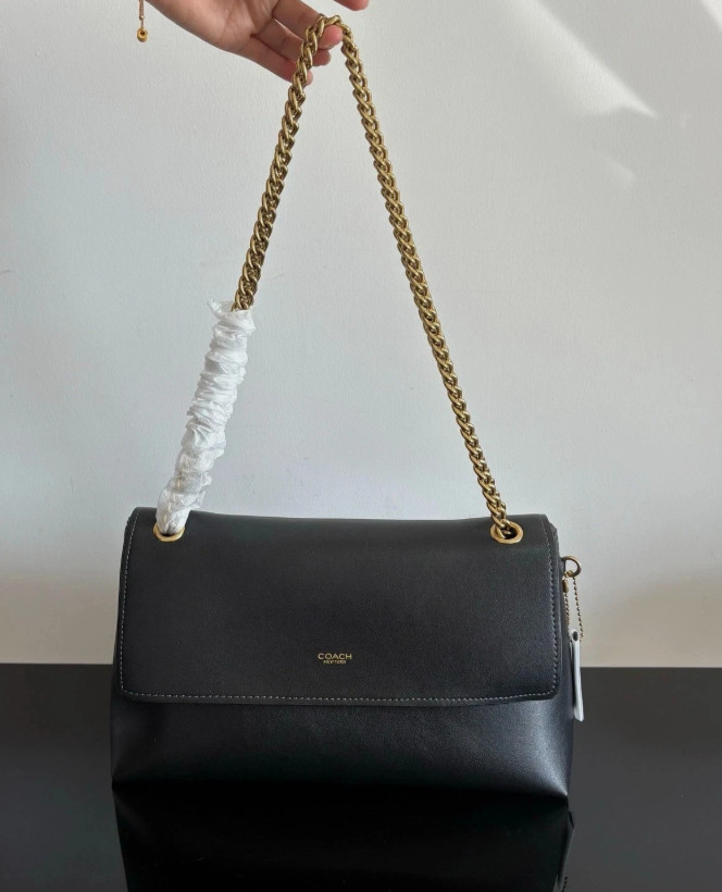 NEW COACH CHELSEA 30 Fashion Satchel Bag Shoulder Bag Black Underarm Bag CDS61