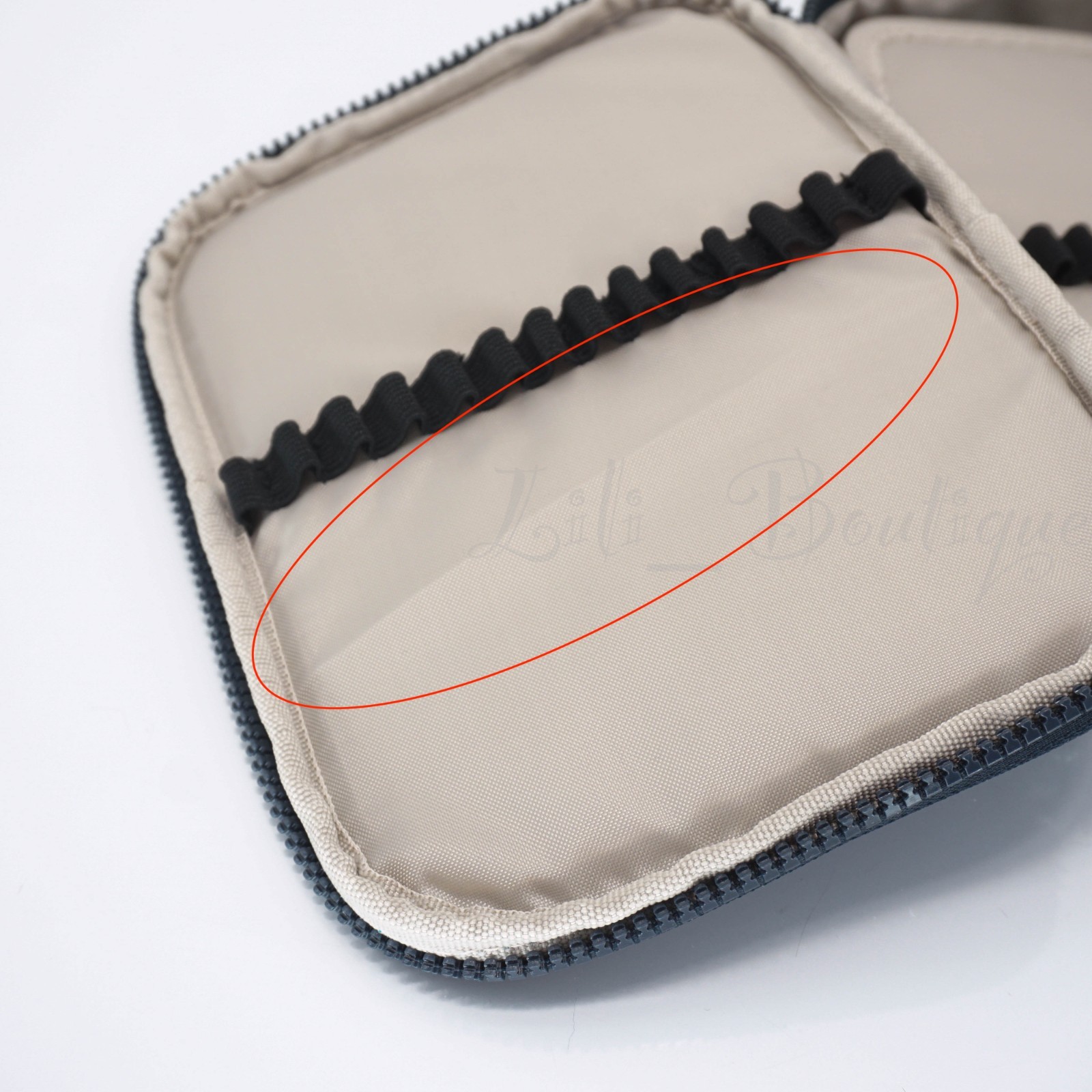 Defect Kipling KI1074 100 Pens Pencil Accessory Case Polyamide True Blue Bold 49