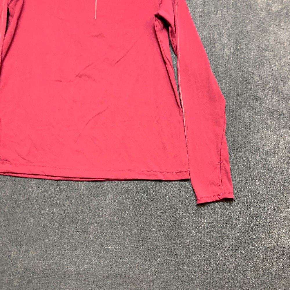 Mondetta Performance Luxury Athletic Top Womens S Pink Stretch Thumbhole Sleeve