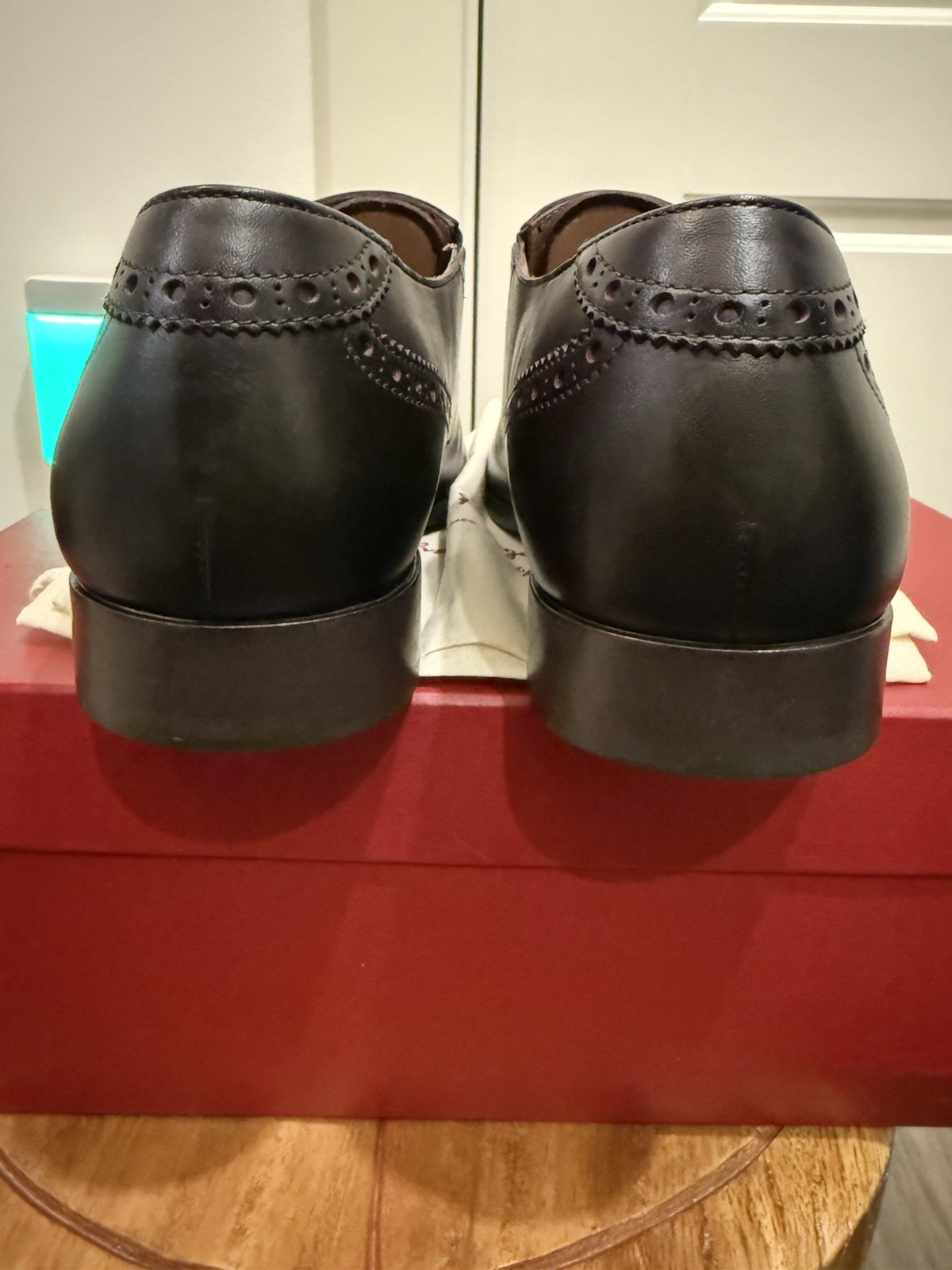 Salvatore Ferragamo Men’s Blair Plum Calf Dress Shoes – Uk7 US8 Euro 41 Buckle