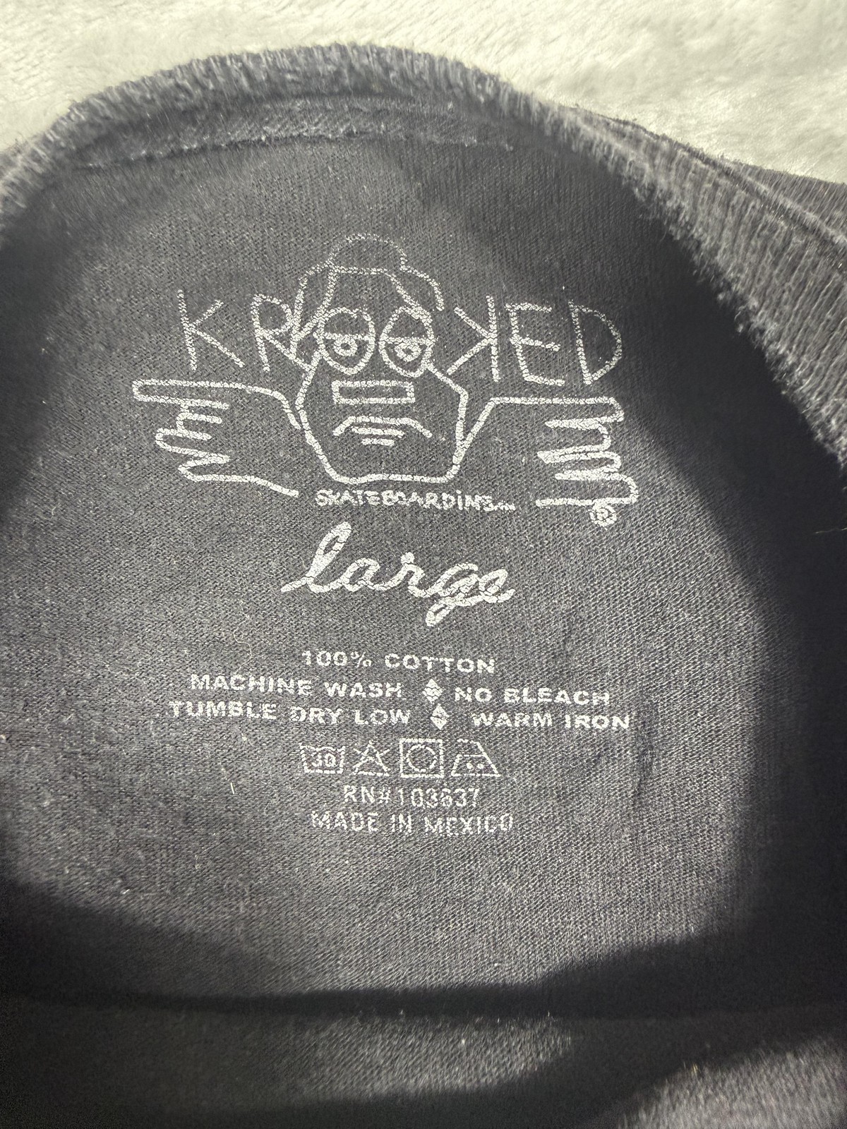 Krooked Shirt Mens Large Black You Talk Alot Funny Graphic Skateboarding Tee