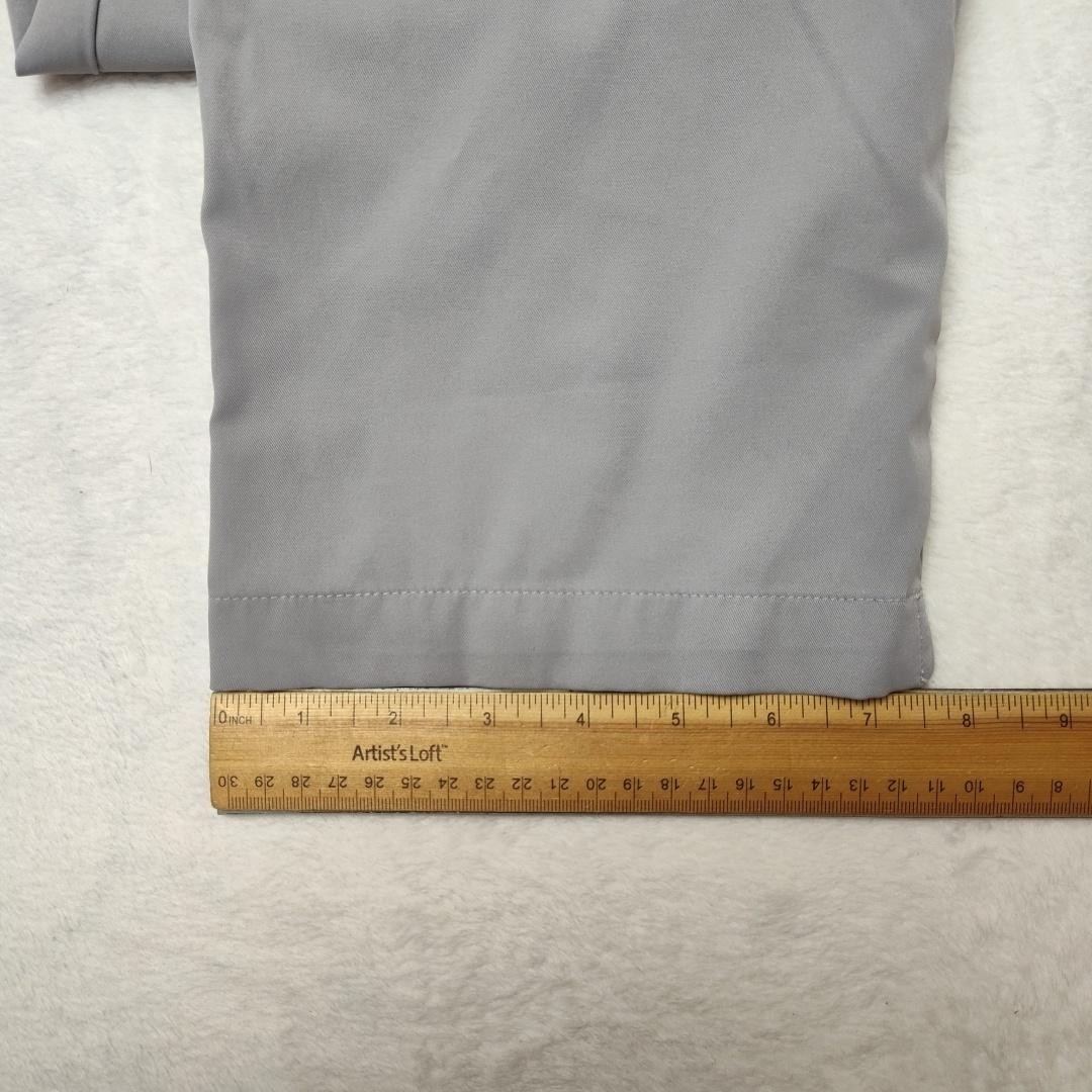 Adidas Golf Pants Mens 32×32 Gray Performance Stretch Chino 3-Stripes B82001