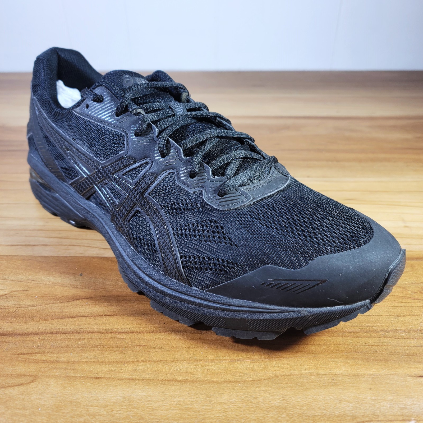 Asics GT-1000 5 Mens Running Shoes Size 12.5 Black Athletic Gym Sneakers T6A3N
