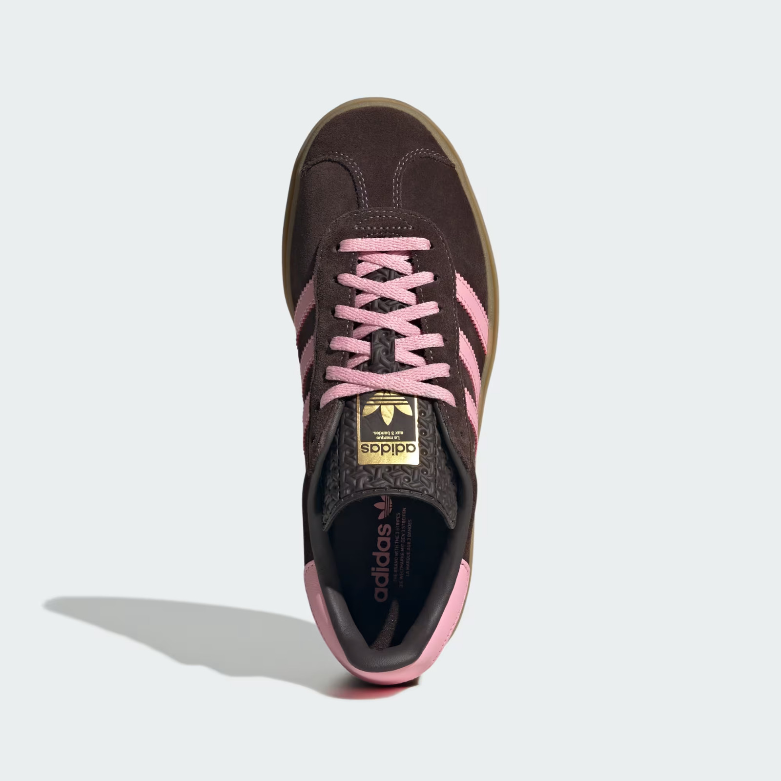 Adidas Originals Gazelle Bold Womens Casual Shoes IH6786 Aurora Coffee Pink 7