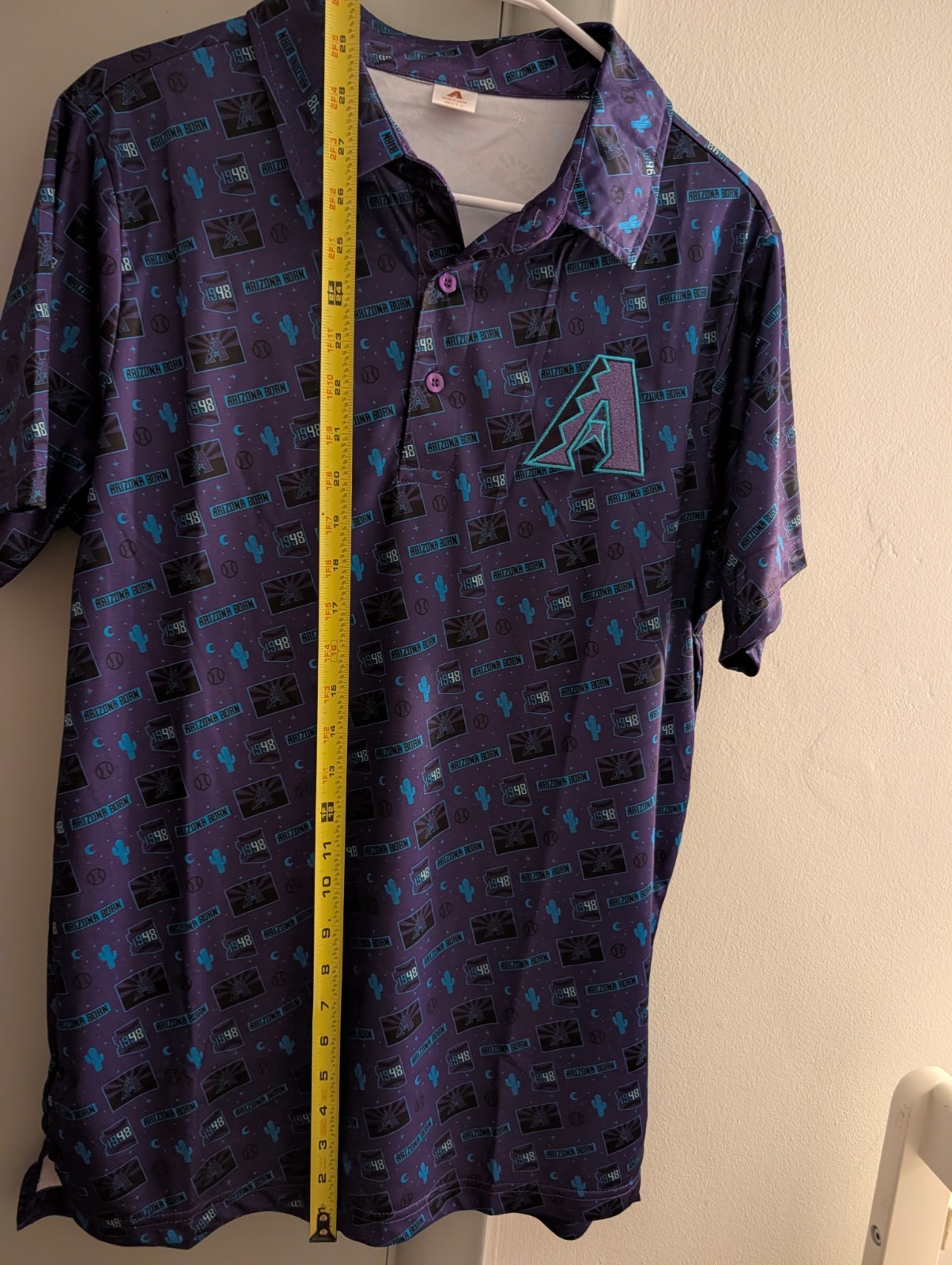 Arizona Diamondbacks Father’s Day Golf Polo – Mens L