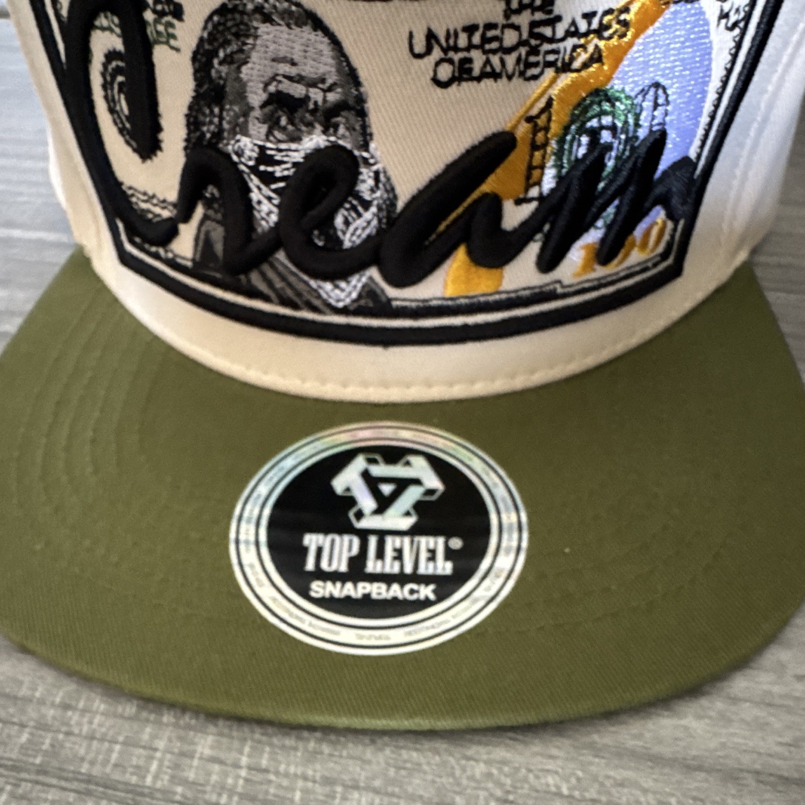 Men’s Adjustable Strapback Cap Hat Flat Bill One Size Brand New With Tags
