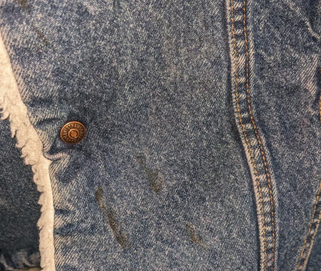 Levi’s San Francisco XL Jacket Dark Denim Sharpa Lined Vintage Winter