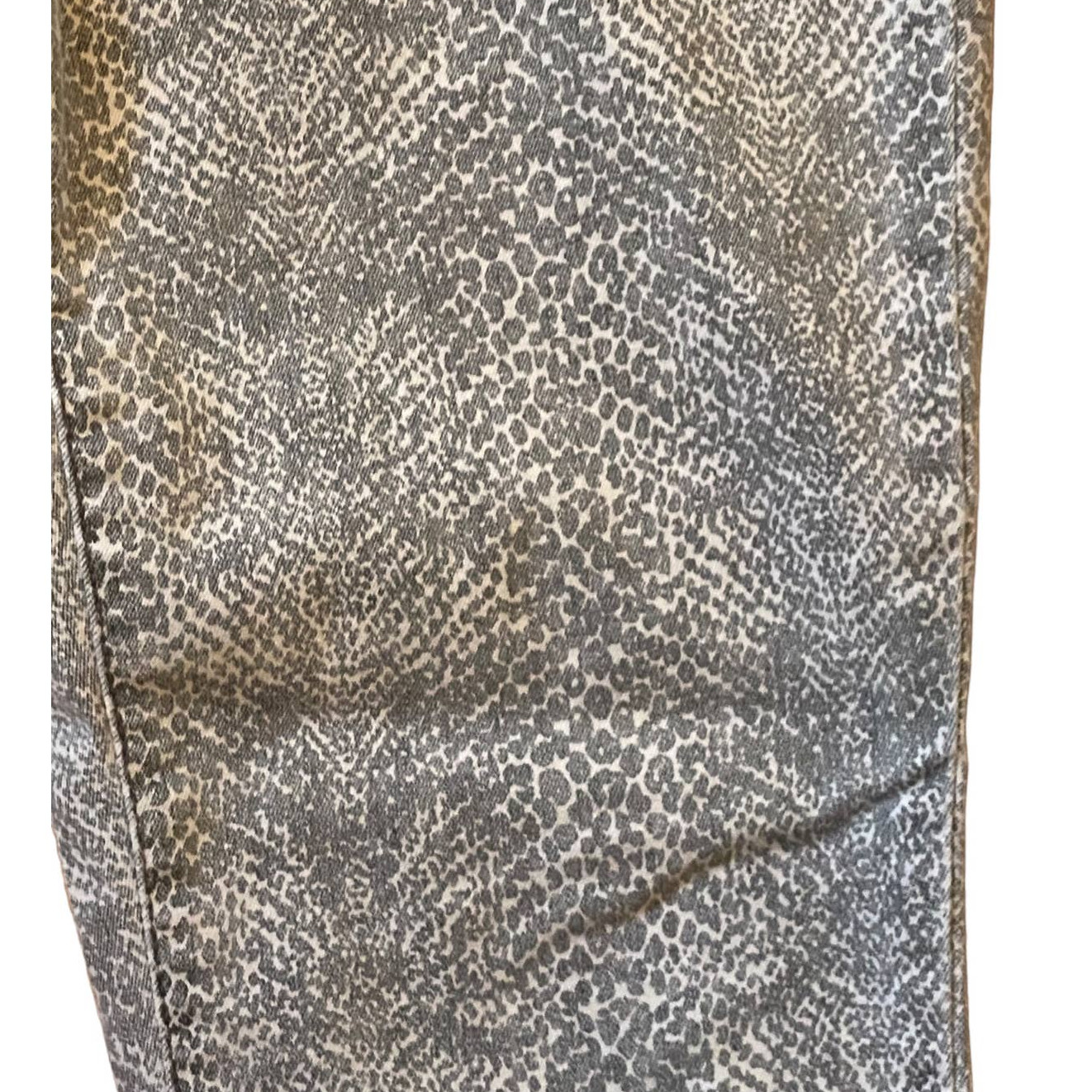 Universal Thread Grey White Snake Pattern Denim Jeans Straight Leg 12