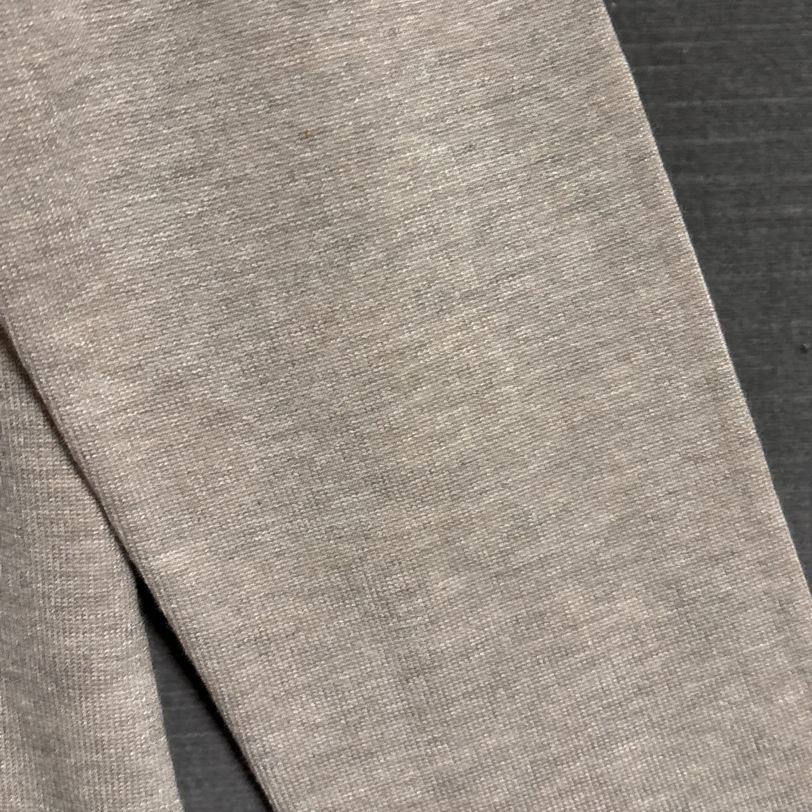 Marina V Paris Turleneck Sweater T2 M Beige Tan Gray Heathered Soft