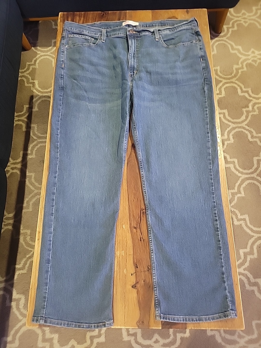 Levi’s Signature Relaxed Straight Leg Jeans Men’s 42×30 Blue Denim Baggy