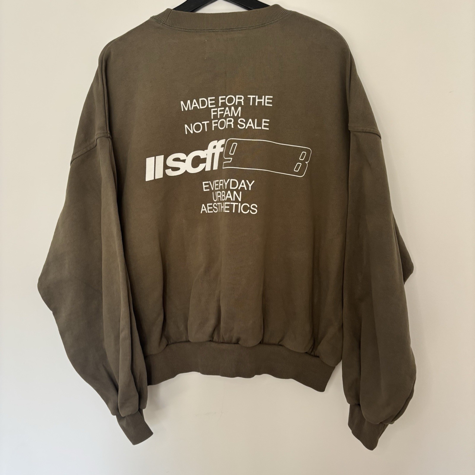 Scuffers SCFFRS Graphic Sweatshirt Brown Oversized Fit Medium