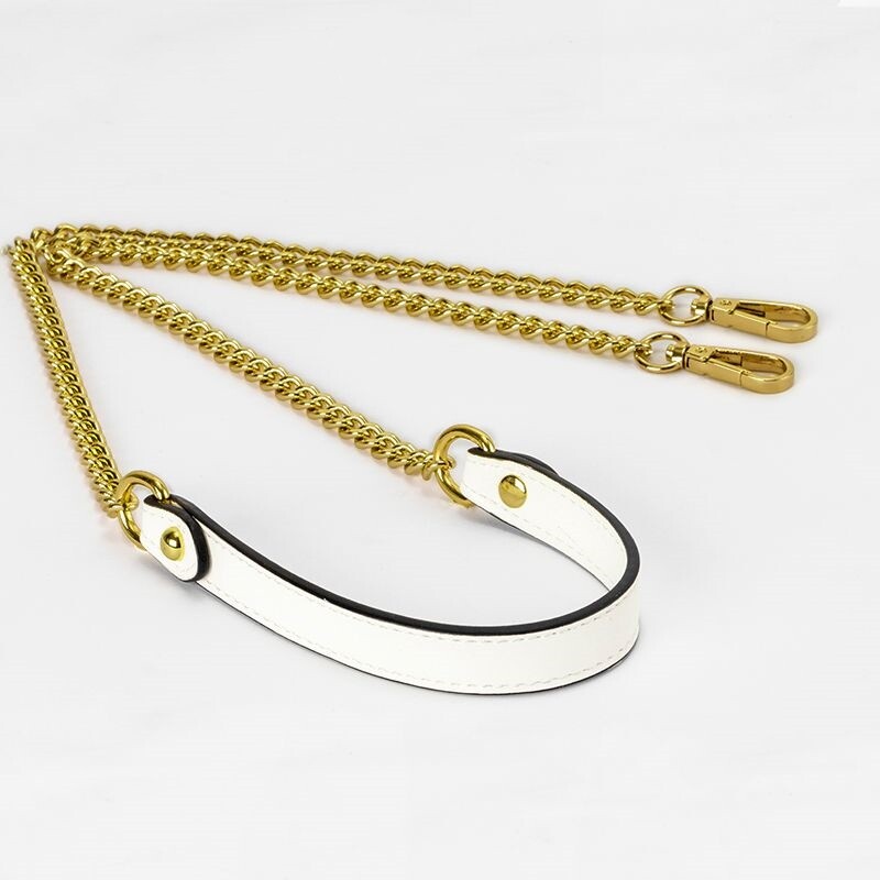Metal Leather Chain Replacement Crossbody Shoulder Handbag Bag Strap 58CM-200CM