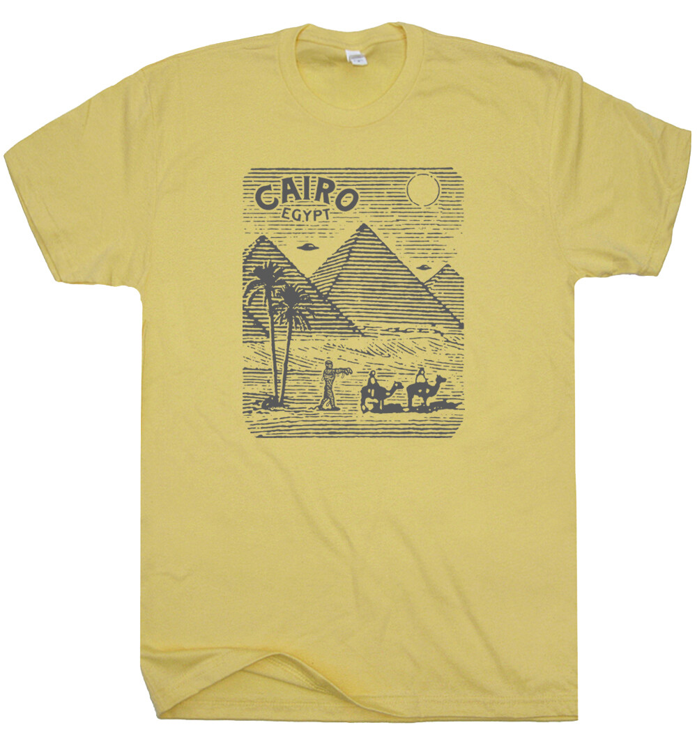 Cairo Egypt T Shirt Cool Egyptian Pyramids T Shirts for Men Women The Sphinx