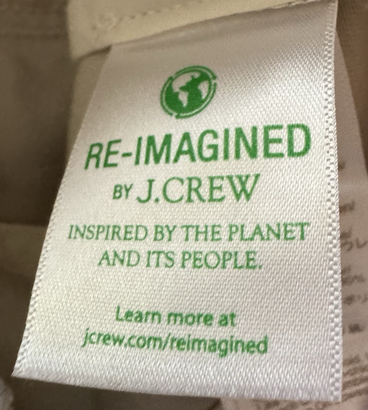 J.Crew Flex Slim Chino Pants Men’s 31×32 Ivory Khaki Stretch Casual Flat Front