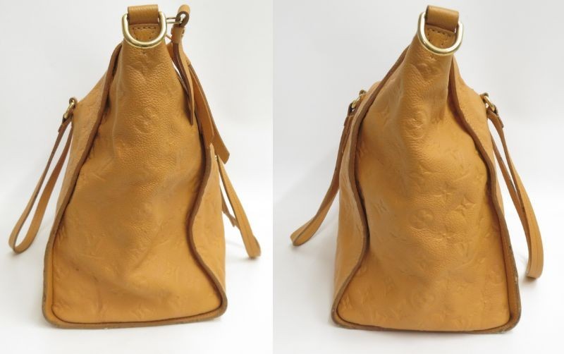 Authentic Louis Vuitton Monogram Empreinte Lumineuse PM Shoulder Bag F#52448