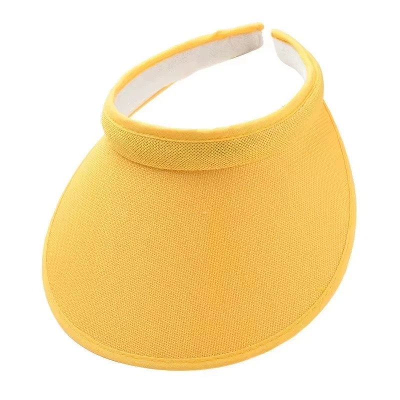 WOMENS CLIP ON SUN VISOR LADIES HAT COTTON CLIP ON SUN VISOR TENNIS GOLF BEACH