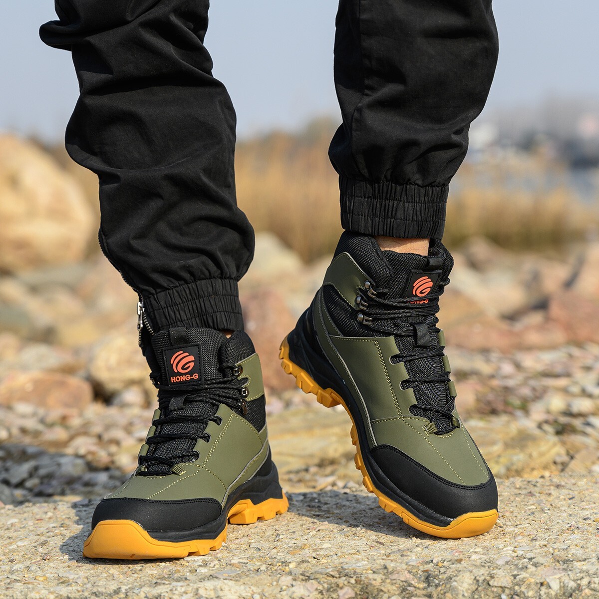 Safety Boots Men Work Indestructible Steel Toe Protective Boots Waterproof boots